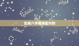 生辰八字姻缘配对免费(介绍你的姻缘密码)