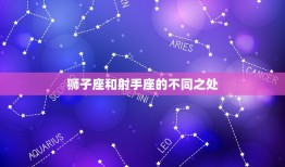 狮子和射手性格太像了(两个星座的相似之处)