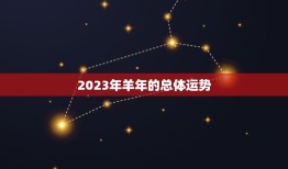 羊年2023运势及运程(顺风顺水财源滚滚来)