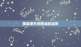 属鼠明天的财运和运势(幸运之星照耀财富势如破竹)