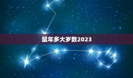 鼠年多大岁数2023(你知道吗2023年是哪个生肖的本命年)