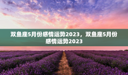 双鱼座5月份感情运势2023，双鱼座5月份感情运势2023