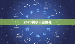 2023癸水天喜桃花(预示着爱情的美好未来)