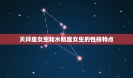 天秤座女生的闺蜜星座女(拍档水瓶座女生)