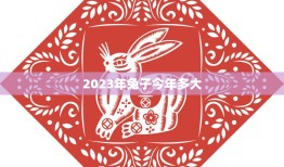 2023年兔子今年多大(探究兔子年生肖的年龄计算方法)