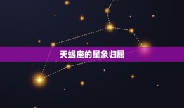 天蝎座属于什么星象星座(介绍天蝎座的星象归属)