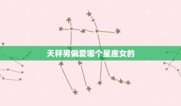 天秤男偏爱哪个星座女的(介绍配对星座)