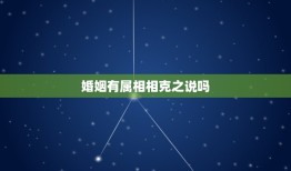 婚姻有属相相克之说吗(介绍属相相克的)