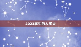 2023属牛的人多大(属牛人的年龄计算方法及特点分析)