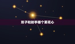 双子和射手哪个更花心(星座大比拼)