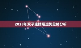 2023年双子婚姻运(顺风顺水幸福美满)