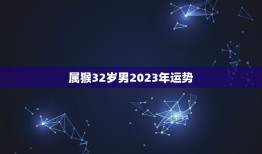 属猴32岁男2023年运势(大好机会等着你)