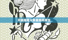 天蝎座是火象星座吗男生(解析星座性格特点与男性表现)