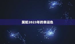 属蛇2023年幸运色(介绍让你事业爱情双丰收的颜色)