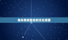 兔年男孩取名叫什么好(如何给宝宝取一个有意义的名字)