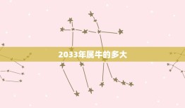 2033年属牛的多大(属牛人的年龄计算方法详解)