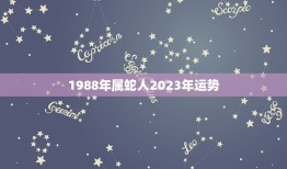 1988年属蛇人2023年运势(事业顺遂财运亨通)