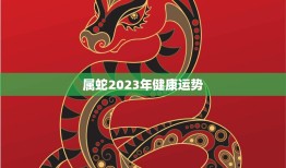 属蛇2023年健康运势(预测保持平衡的生活方式健康更有保障)