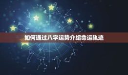 八字运势详批紫薇斗数(介绍你的命运轨迹)