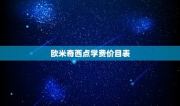 欧米奇西点学费价目表(全面介绍学费、课程、就业前景)