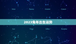 2023兔年出生运势(兔年宝宝好命前途光明)