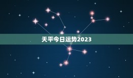 天平今日运势2023(好运连连财源滚滚事业顺利)