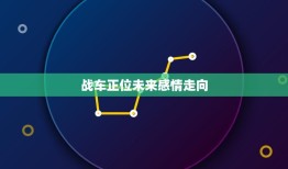 战车正位未来感情走向(爱情的道路从未停歇)