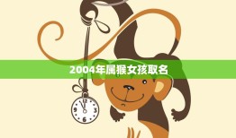 2004年属猴女孩取名(如何为你的宝贝起一个好听的名字)