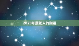 属蛇的运势和财运如何(2023年运势大介绍)