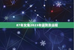 87年女兔2023年运势及运程(兔子女在2023年将迎来事业上的大发展)