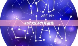 2023双子六月运势(事业顺风顺水感情波澜不惊)