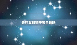 天秤女和狮子男合适吗(星座配对分析)