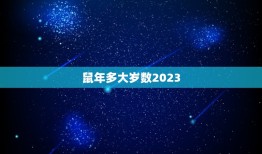 鼠年多大岁数2023(你知道吗2023年是哪个生肖的本命年)