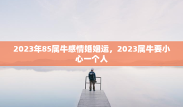 2023年85属牛感情婚姻运，2023属牛要小心一个人