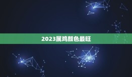 2023属鸡颜色最旺(让你知道属鸡人士最适合的颜色)