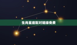 生肖星座配对姻缘免费(介绍十二生肖配对)