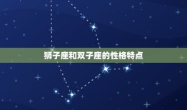 狮子座和双子座的爱情(星座组合火与风的激情碰撞)