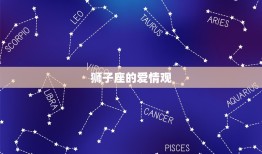 狮子座抠门是不够爱吗(介绍狮子座的观与爱情观)