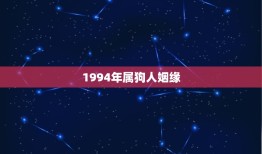 1994年属狗人姻缘(如何找到真正的爱情)