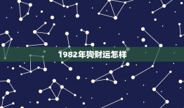 1982年狗财运怎样(介绍财源滚滚财运亨通)