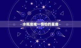 水瓶座惧怕的星座(介绍谁才是水瓶座的克星)