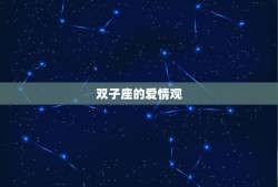 双子座对待感情专一吗(介绍双子座的爱情)