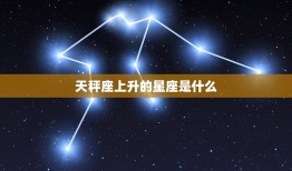 天秤座上升的星座是什么(你的内在气质与外在形象)