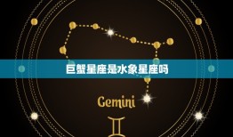 巨蟹星座是水象星座吗(介绍水象星座特点)