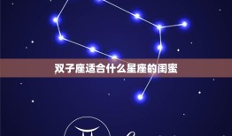 双子座适合什么星座的闺蜜(最佳星座组合大揭秘)