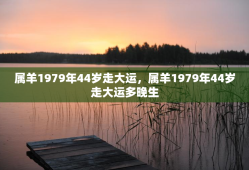 属羊1979年44岁走大运，属羊1979年44岁走大运多晚生