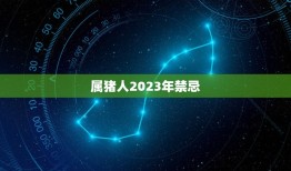 属猪人2023年禁忌(如何避免2023年的厄运)