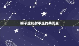 狮子和射手性格太像了(两个星座的相似之处)