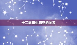 十二属相生相克的关系(介绍属相之间的相生相克如何影响人的命运)