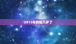 2013年的蛇几岁了(介绍蛇年生肖的年龄计算方法)